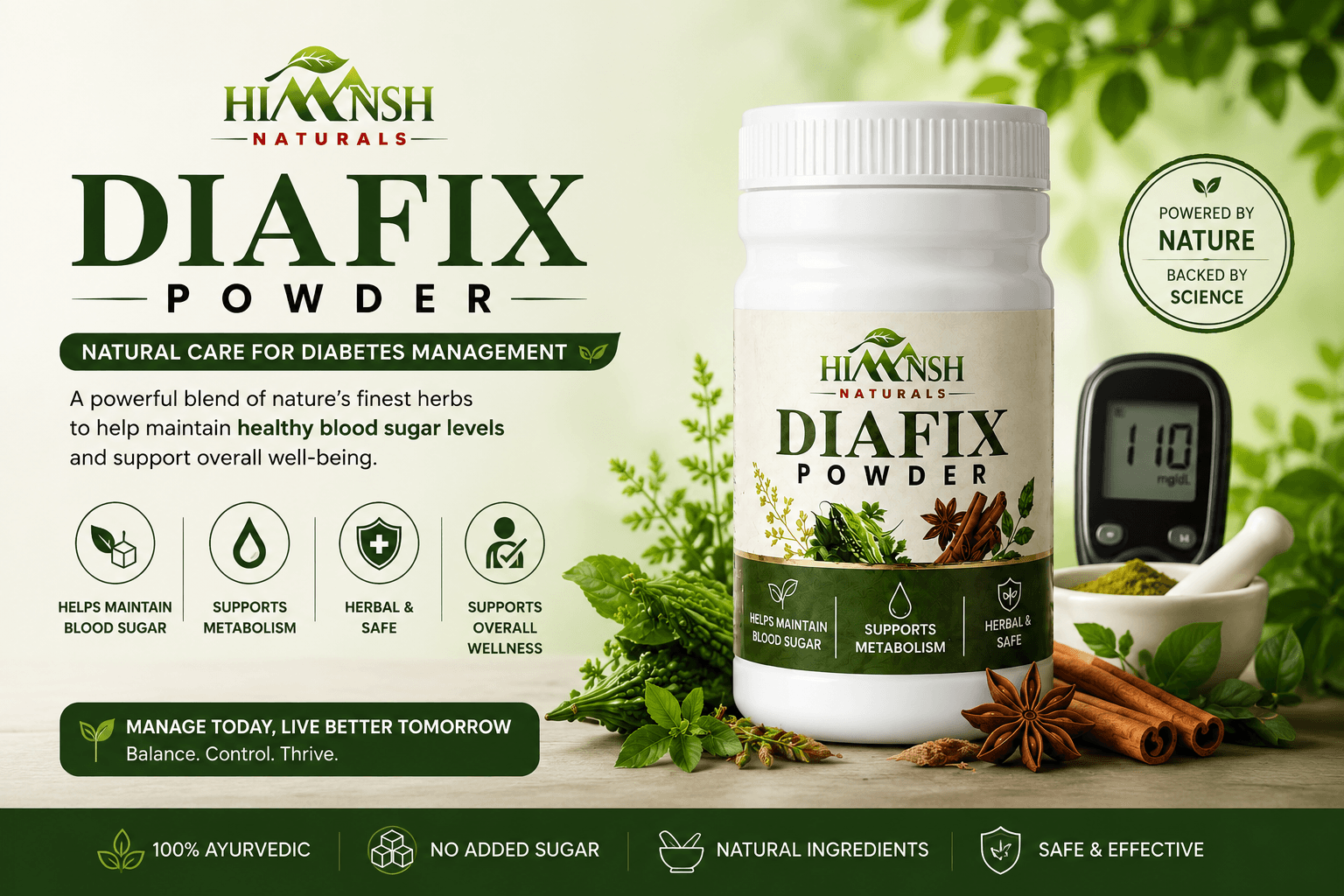 Diabetes powder